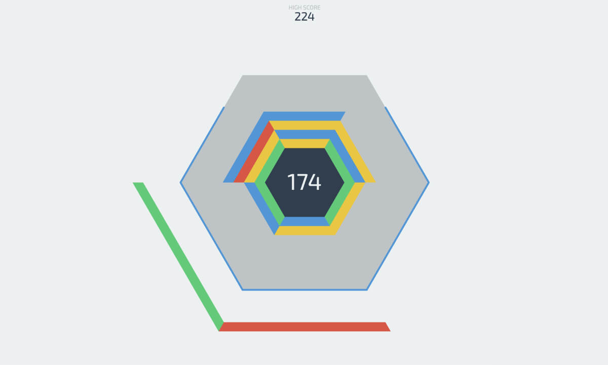 Hextris screenshot 1