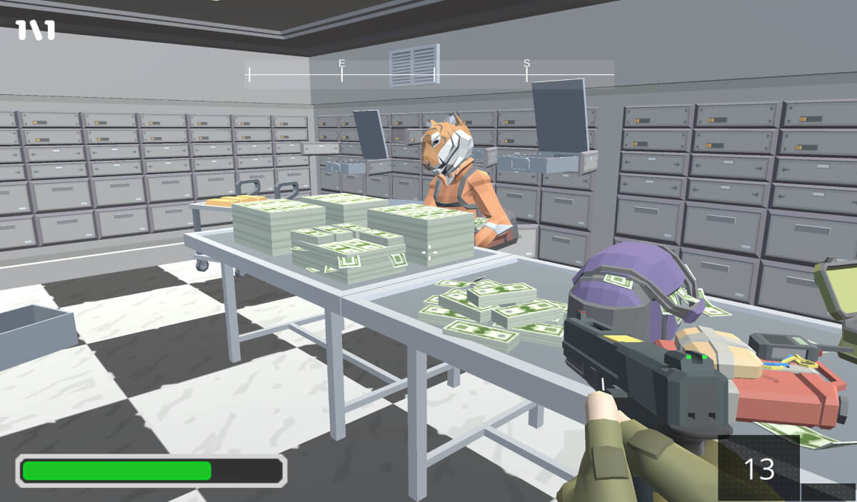 Bank robbery screenshot 1