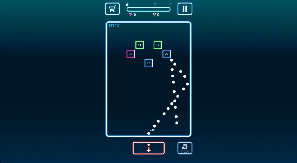 Bricks Breaker: Deluxe Crusher screenshot 1