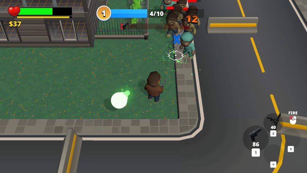Crazy Zombies 3D screenshot 2