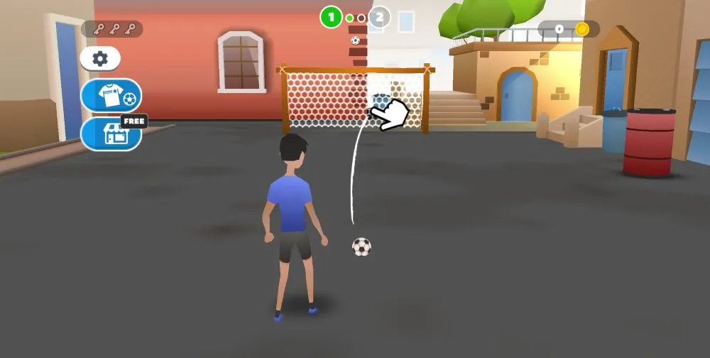 Flick Goal screenshot 1