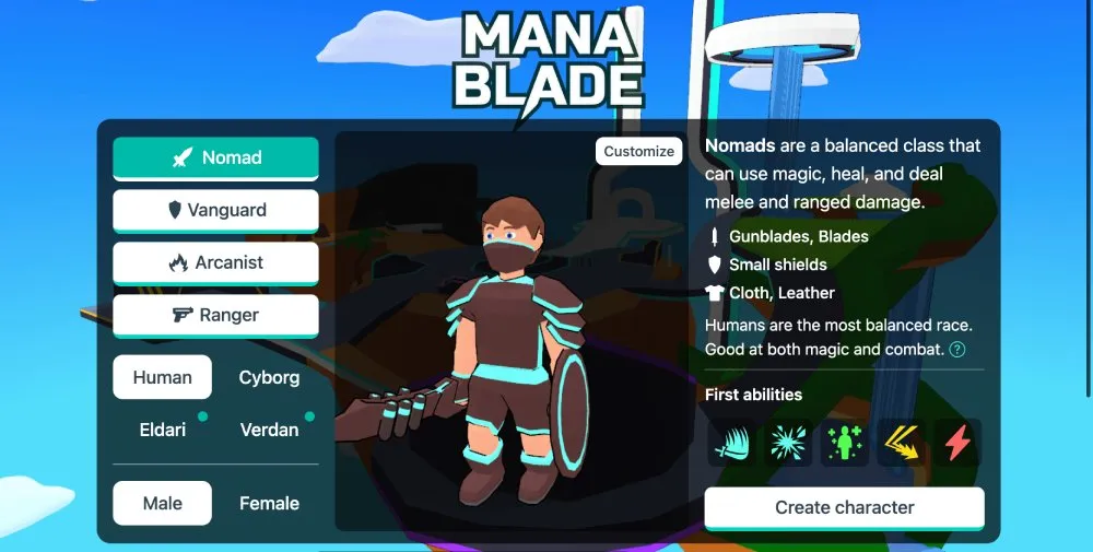 Mana Blade screenshot 1