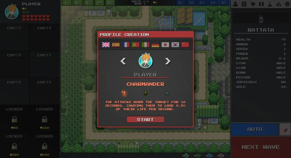 PokePath TD screenshot 1