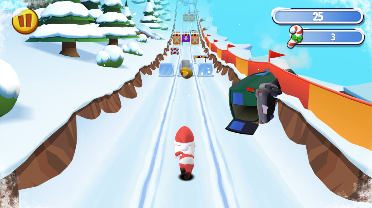 Santa Run screenshot 1