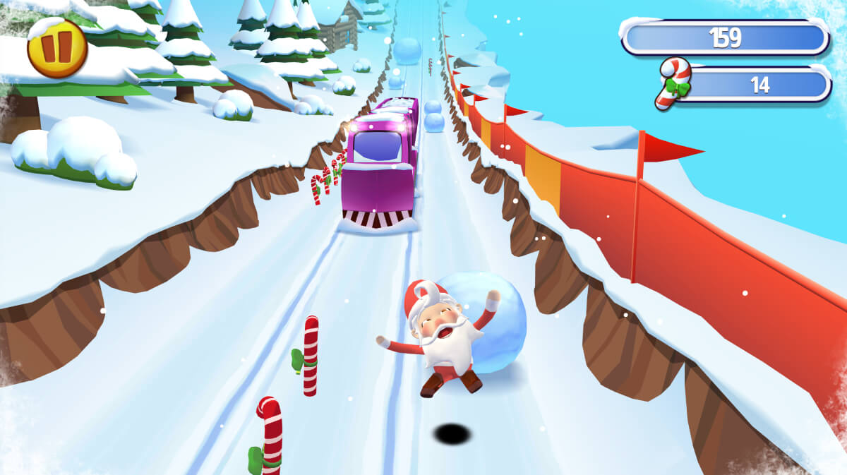 Santa Run screenshot 2