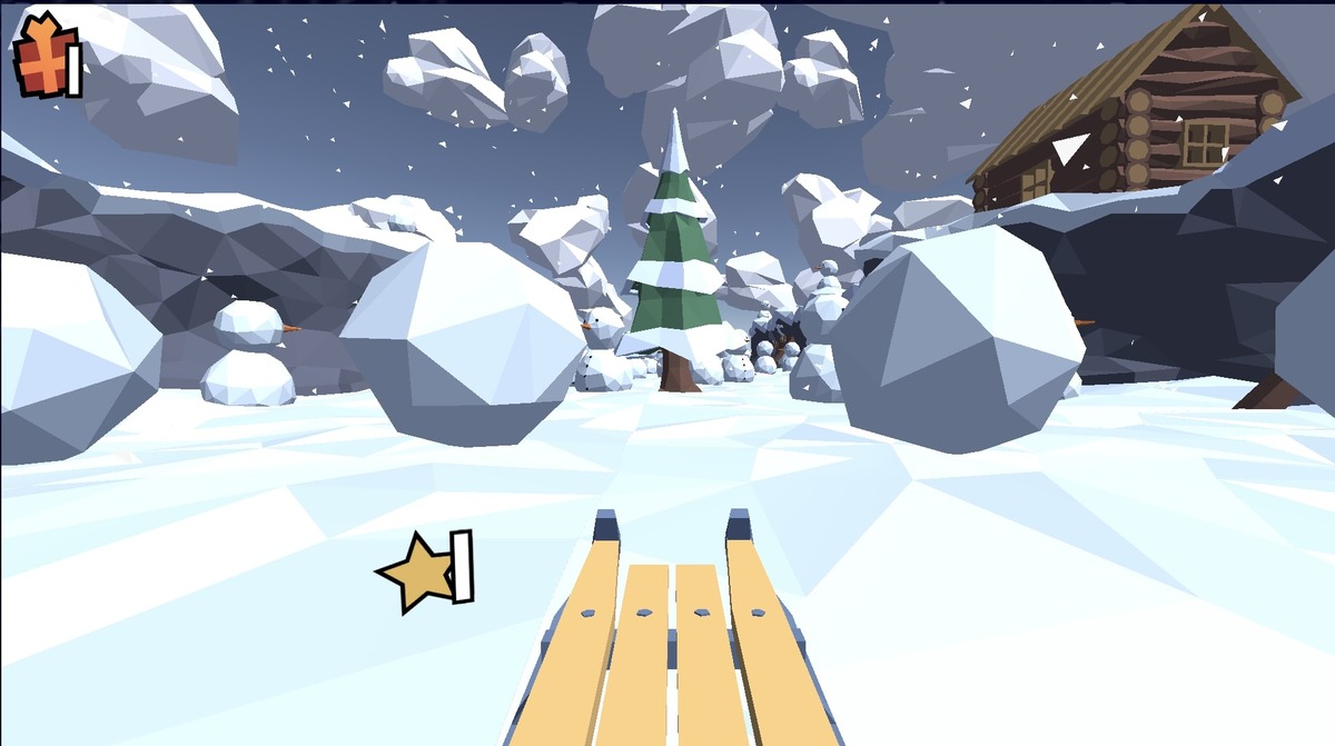 Snow Road 3D screenshot 1