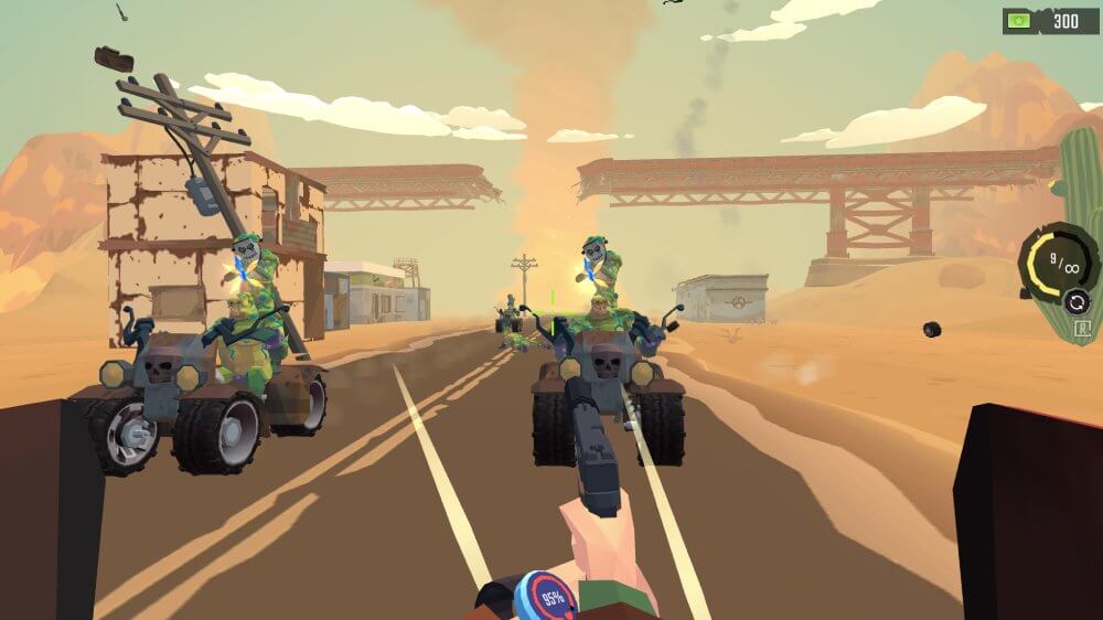 Zombie Road: Shooter with Destruction screenshot 2